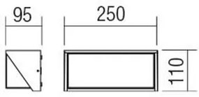 Redo 90237 - Applique a LED da esterno SPECTRA LED/16W/230V 3000K IP54 bianco