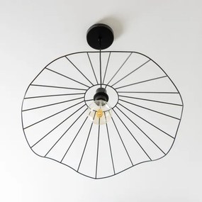 Brilagi - Lampadario LED a sospensione su cavo CERIA WIRE 1xE27/40W/230V Ø 60 cm nero