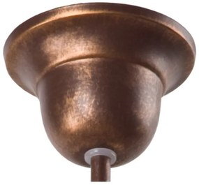 Brilagi - LED Lampadario a sospensione con catena ANTICO 3xE27/60W/230V patina di bronzo