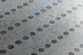 Quadro su tela – Mandala su sfondo grigio