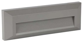 LED Illuminazione delle scale per esterni LED/3W/230V IP65 3000K grigio