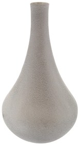 Vaso in vetro 43x24 cm grigio