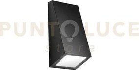 Applique popup nera in metallo ip44 1 luce attacco e27 118x104x247mm