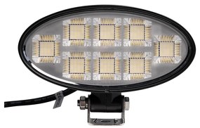 LED Faretto per macchina BLACK LED/160W/10-30V IP69 5700K ovale