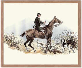 Stampa digitale incorniciata Victorian Huntsman, varie misure