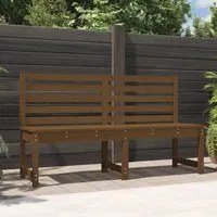 Panca da Giardino Miele 157,5 cm in Legno Massello di Pino 824042