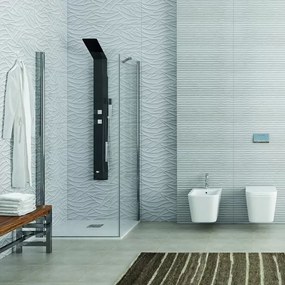 Box doccia 70x70 anta battente e fisso KS2800S - KAMALU