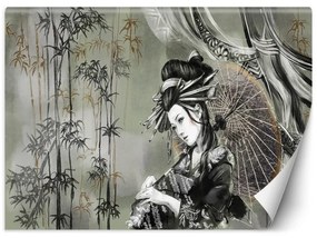 Carta Da Parati, Geisha Asia Vintage