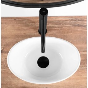 REA-U6803 - Lavabo da appoggio KATE 24,5x36,5 cm ceramica/bianco lucido