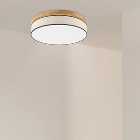 Brilagi - plafoniera LED BELLADONNA LED/36W/230V Ø 50 cm crema/rovere