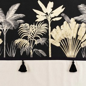 Tenda nera e beige 140x240 cm Karaba - douceur d'intérieur