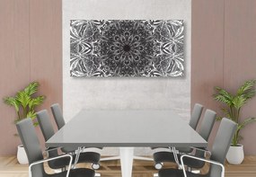 Quadro su tela – Rosetta in bianco e nero
