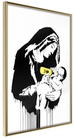 Poster  Banksy: Toxic Mary  Cornice Quadri Cornice d'oro, Larghezza x Altezza Home decor 20x30