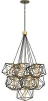 Lampadario Classico Astrid Acciaio Bronzo Metallico Opaco Oro Deluxe 11 Luce E27