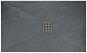 Piatto doccia Rea Grey Rock 90x120