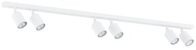 Lampadario da Soffitto FLASH 6 White GU10 Colore Nero