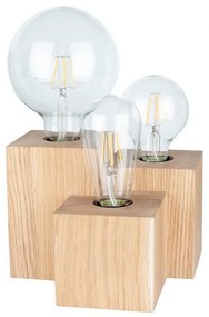 Spot-Light 2276374 - Lampada da tavolo VINCENT 3xE27/15W/230V rovere