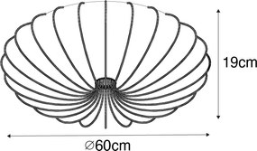 Plafoniera Smart Bianca Seta 60cm 5 Luci Incluse 5 Wifi P45 - Plu