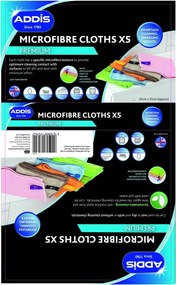 Set di panni per pulire in microfibra 5 pz – Addis