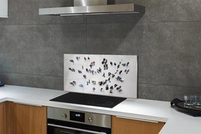 Pannello paraschizzi cucina Gente di volo degli uccelli 100x50 cm