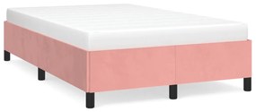 Giroletto Senza Materasso Rosa 120x190 Cm Velluto /