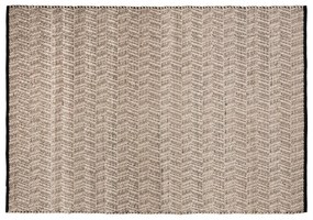 Kave Home - Tappeto Neida in lana marrone 160 x 230 cm
