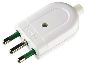 Spina Volante 16A 250v bianca Aigostar
