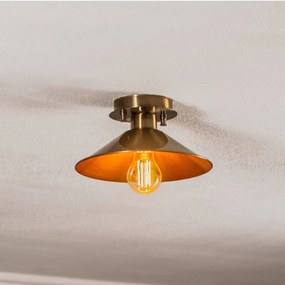 Opviq Plafoniera Berceste N-662 a 1 luce Ø24cm oro antico