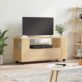 Mobile Tv Rovere Sonoma 102x34,5x43 Cm İn Legno Multistrato /