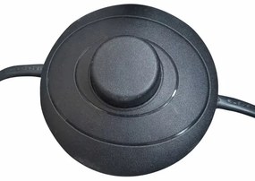 Lampada con piedistallo TEKLA 1xE27/20W/230V nero