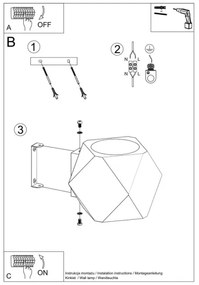 Sollux SL.1008 - Applique WOODY 1xG9/40W/230V
