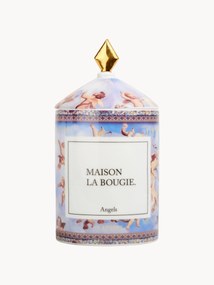 Candela profumata fatta a mano Angels (arancio, patchouli & giacinto)