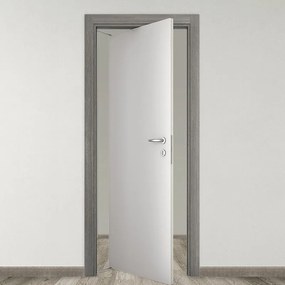 Porta tamburata rototraslante Nida grigio L 70 x H 210 cm sinistra