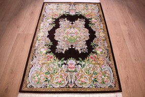 Ghom Tappeto 150x100 (Iran) Annodato A Mano