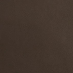Poggiapiedi Marrone 60x60x36 cm in Similpelle