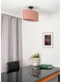 Duolla - Lampadario a plafone OVAL 1xE27/15W/230V rosa