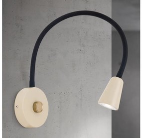 Orion - Lampada da parete flessibile DOTTY dimmerabile 1xGU10/10W/230V beige/nero