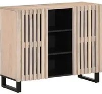 Credenza 90x34x75 cm in Legno Massello di Mango 377577