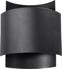 Applique da Parete IMPACT G9 in Acciaio per interni Colore Nero