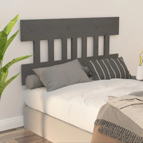 Testiera per letto bianca 183,5x3x81 cm legno massello di pino