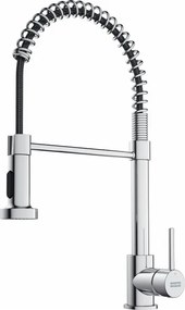 Rubinetto da cucina fisso Misceelatorre Pola Semi Pro cromaato argento cromato lucido FRANKE