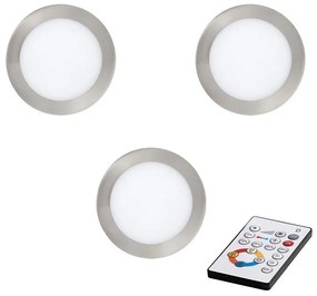 Eglo 78737 - SET 3x Lampada LED da incasso dimmerabile TINUS LED/17W/230V + TC