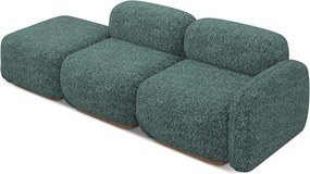 Chaise lounge componibile turchese (con penisola a destra) Ailani – Makamii