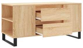 Tavolino Salotto Rovere Sonoma 102x44,5x50 cm Legno Multistrato