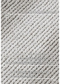 Tappeto bianco in lana tessuto a mano 160x230 cm Francois – Villeroy&amp;Boch