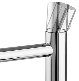 Miscelatore bidet cromo senza leva in acciaio inox Gemini