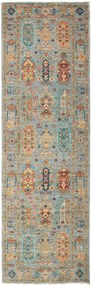 Samarkand Tappeto 80 x 260 Blu (Pakistan) Annodato A Mano