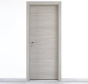 Porta battente Cambridge rovere grigio L 80 x H 210 cm reversibile