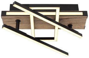 Globo 67299D2 - Plafoniera LED COLLI LED/30W/230V marrone/nero