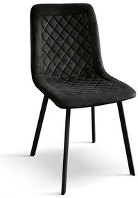AULENA - sedia di design moderno in velluto